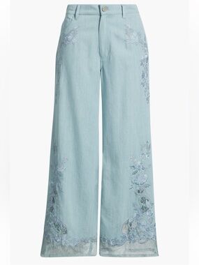 Adaline Embroidered Lace Nonstretch Jeans
KOBI HALPERIN- Brand new with tags